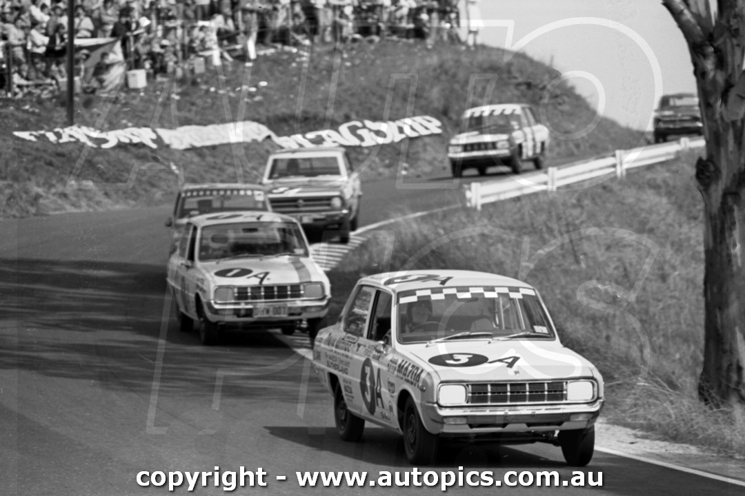 70BA10LR7031  -  Geoff Leeds & Les Carne, Mazda 1300 - Hardie Ferodo 500, Mount Panorama, Bathurst, 1970 - Photographer Lance J Ruting
