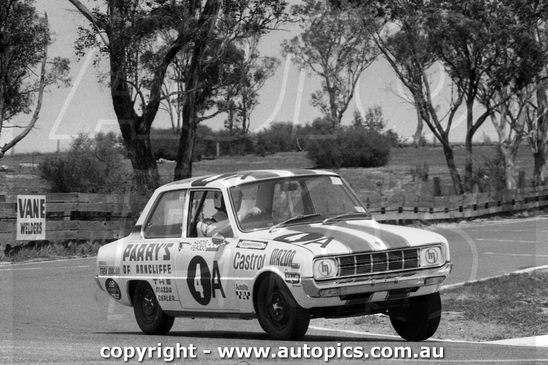 70BA10LR7032 - Trevor Mason,  Mazda 1300 - Hardie Ferodo 500, Mount Panorama, Bathurst, 1970 - Photographer Lance J Ruting