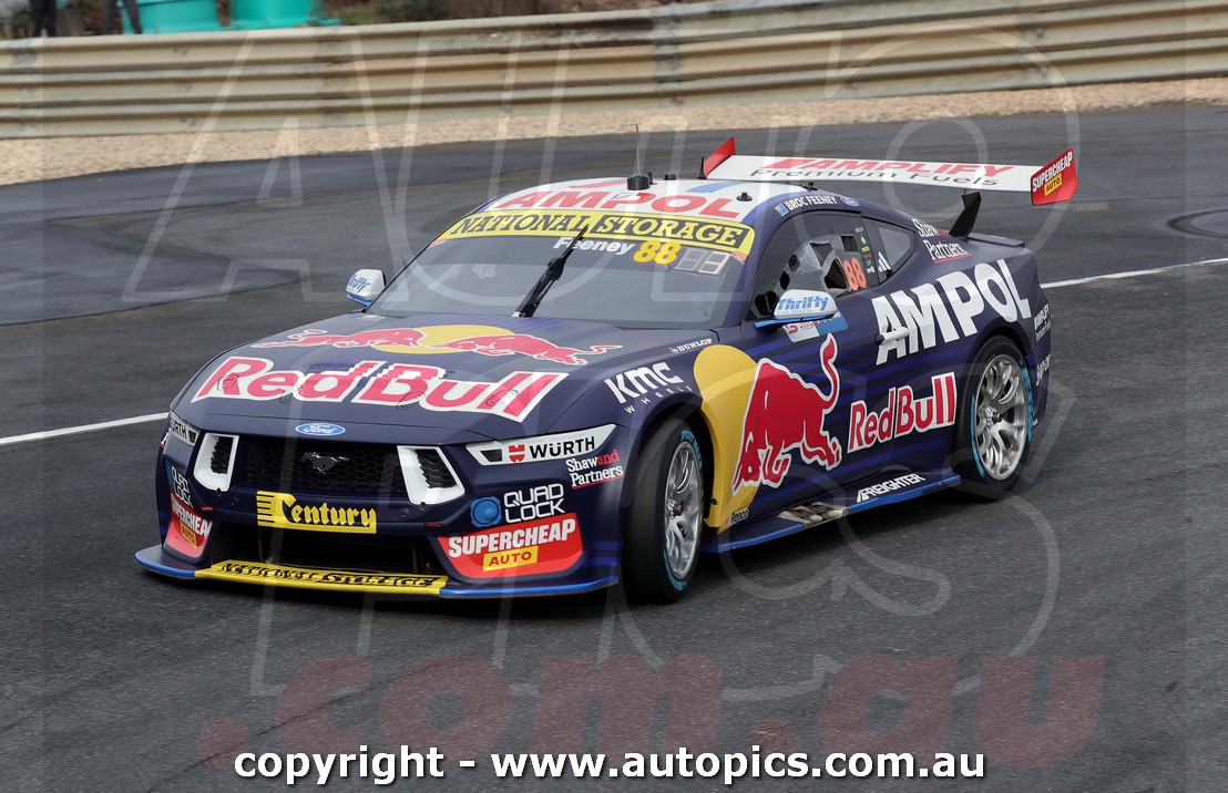 26SP05JS7002 - Broc Feeney, Ford Mustang GT, 1st Outright, Winner! - Tyrepower Tasmania Super 440, Symmons Plains International Raceway, Repco Supercars Championship, Tasmania, 2026 - Photographer James Smith