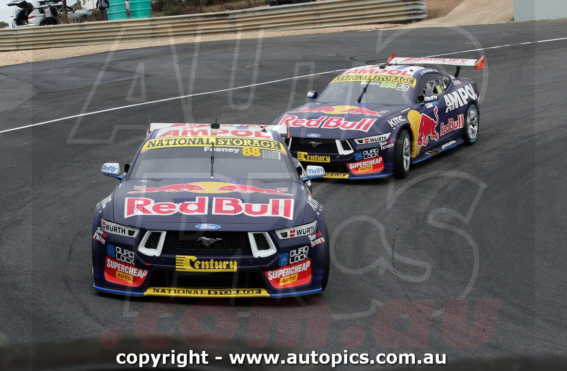 26SP05JS7004 - Broc Feeney, Ford Mustang GT, 1st Outright, Winner! - Tyrepower Tasmania Super 440, Symmons Plains International Raceway, Repco Supercars Championship, Tasmania, 2026 - Photographer James Smith