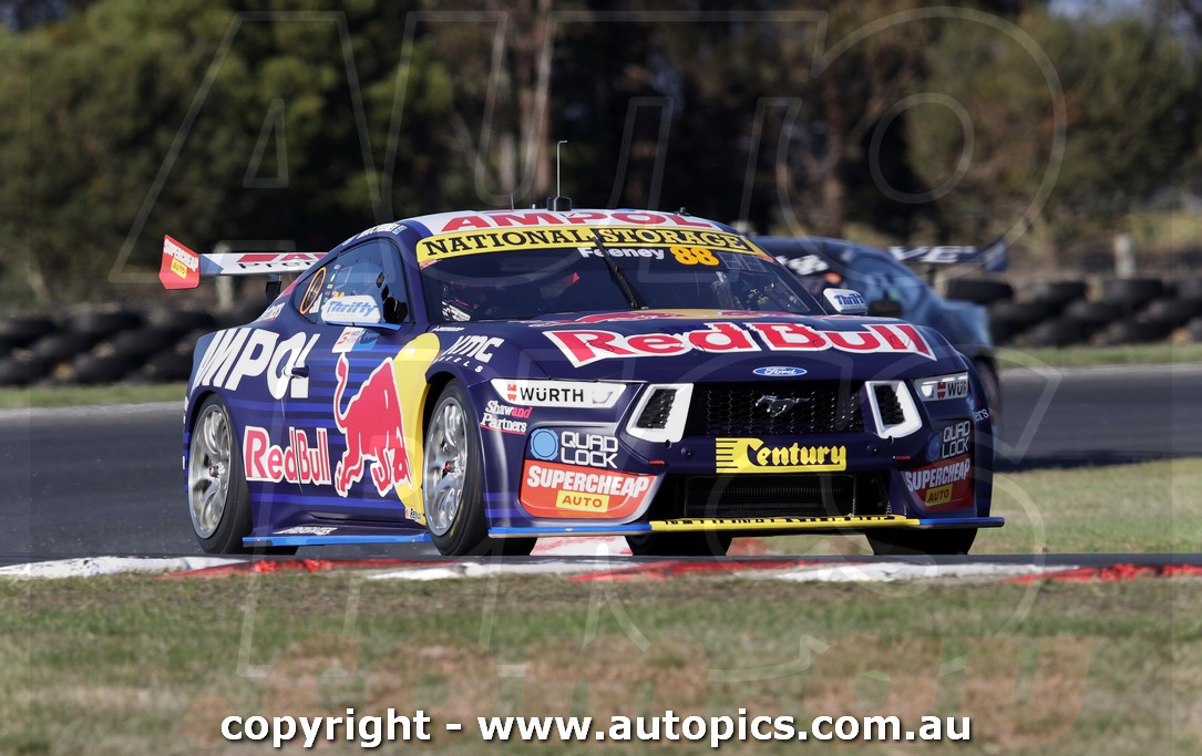 26SP05JS7008 - Broc Feeney, Ford Mustang GT, 1st Outright, Winner! - Tyrepower Tasmania Super 440, Symmons Plains International Raceway, Repco Supercars Championship, Tasmania, 2026 - Photographer James Smith