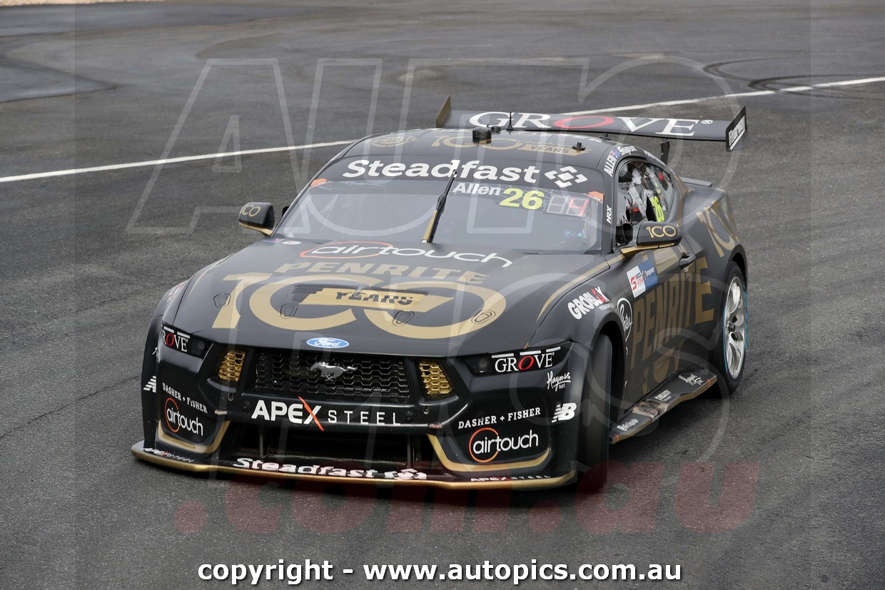 26SP05JS7024 - Kai Allen, Ford Mustang GT, 3rd Outright! - Tyrepower Tasmania Super 440, Symmons Plains International Raceway, Repco Supercars Championship, Tasmania, 2026 - Photographer James Smith