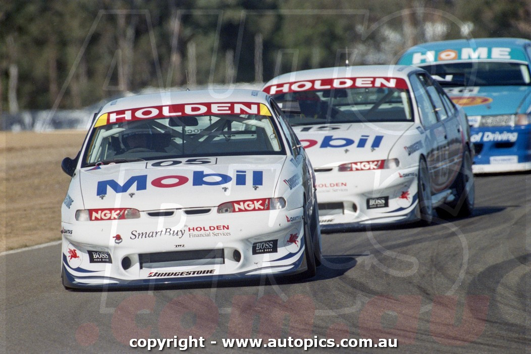 97OP11MC7005 - Peter Brock, Holden Commodore VS (HRT) Brock's Farewell - Oran Park Raceway, Narellan, New South Wales, November 16th 1997 - Photographer Marshall Cass
