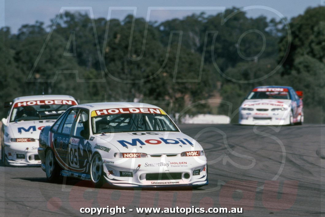 97OP11RS7018 - Peter Brock, Holden Commodore VS (HRT) Brock's Farewell - Oran Park Raceway, Narellan, New South Wales, November 16th 1997 - Photographer Ray Simpson