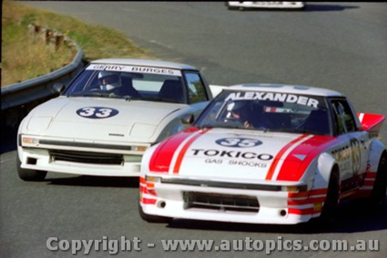 82016 - Alexander and Burgess Mazda RX7 - Amaroo Park 1982