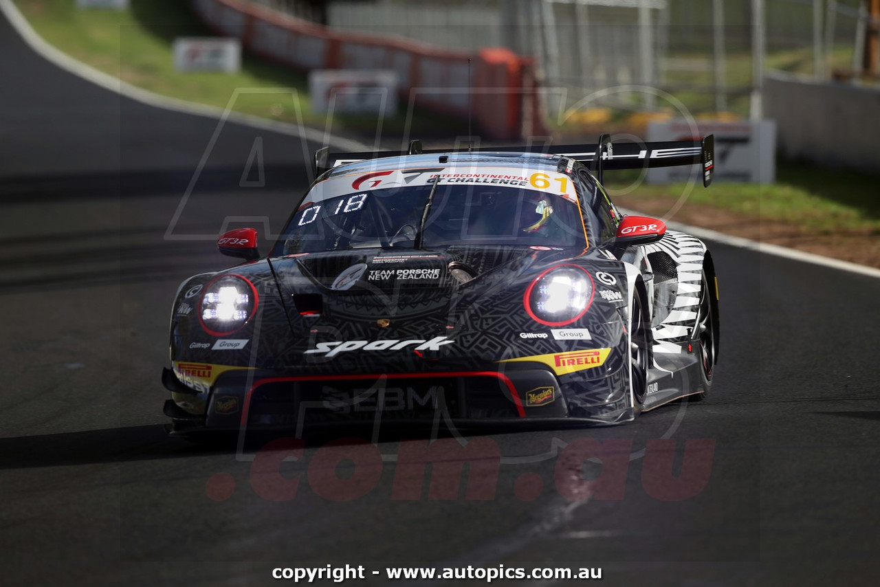 26BA02JS5058 - Ricardo Feller, Laurin Heinrich, & Klaus Bachler, Porsche 911 GT3R - Meguiar's Bathurst 12 Hour, Mount Panorama, Bathurst, New South Wales, 2026 - Photographer James Smith