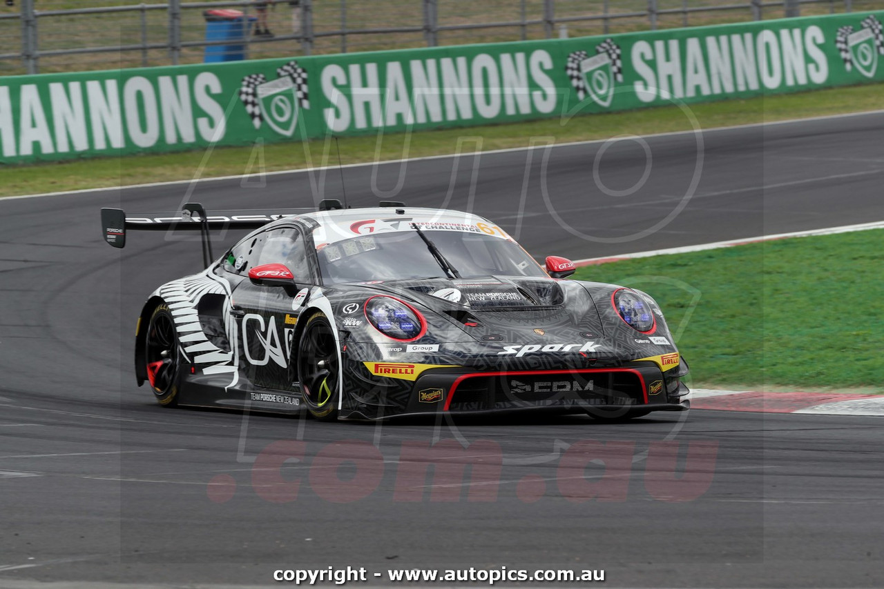 26BA02JS5060 - Ricardo Feller, Laurin Heinrich, & Klaus Bachler, Porsche 911 GT3R - Meguiar's Bathurst 12 Hour, Mount Panorama, Bathurst, New South Wales, 2026 - Photographer James Smith