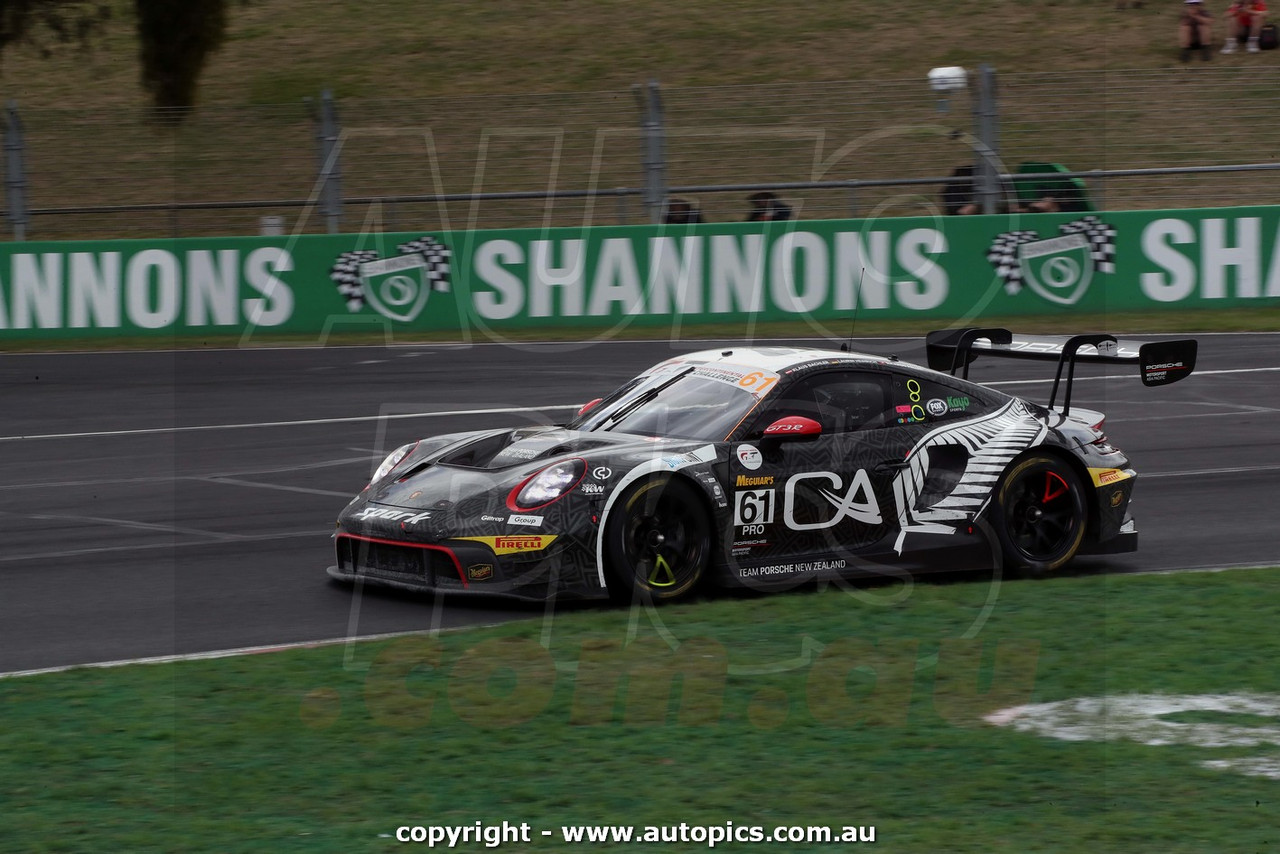 26BA02JS5061 - Ricardo Feller, Laurin Heinrich, & Klaus Bachler, Porsche 911 GT3R - Meguiar's Bathurst 12 Hour, Mount Panorama, Bathurst, New South Wales, 2026 - Photographer James Smith