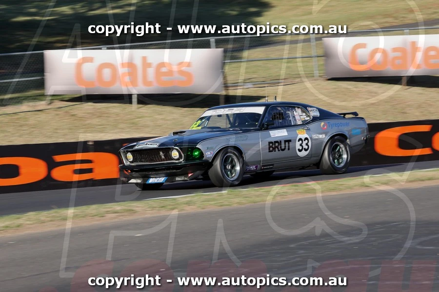 26BA10JS7504 - Steve Johnson , Ford Mustang Trans AM - Repco Bathurst 1000, Touring Car Masters, Mount Panorama, Bathurst, New South Wales, 2026 - Photographer James Smith