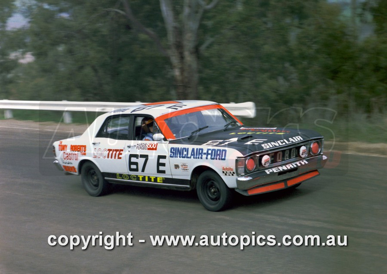 70747 - Tony Roberts, Hardie-Ferodo 500, Bathurst, 1970, Ford Falcon XW GT-HO Phase 2 - Photographer Jeff Nield
