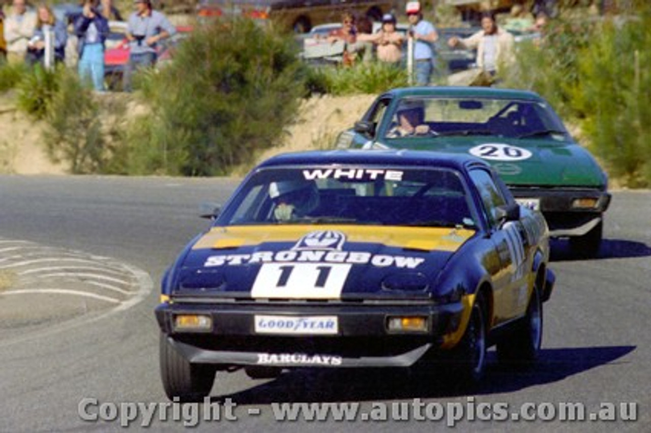 81409 - Ed White / A. Springett  Triumph TR7 Pro Car Series  - Amaroo Park 9th March 1981