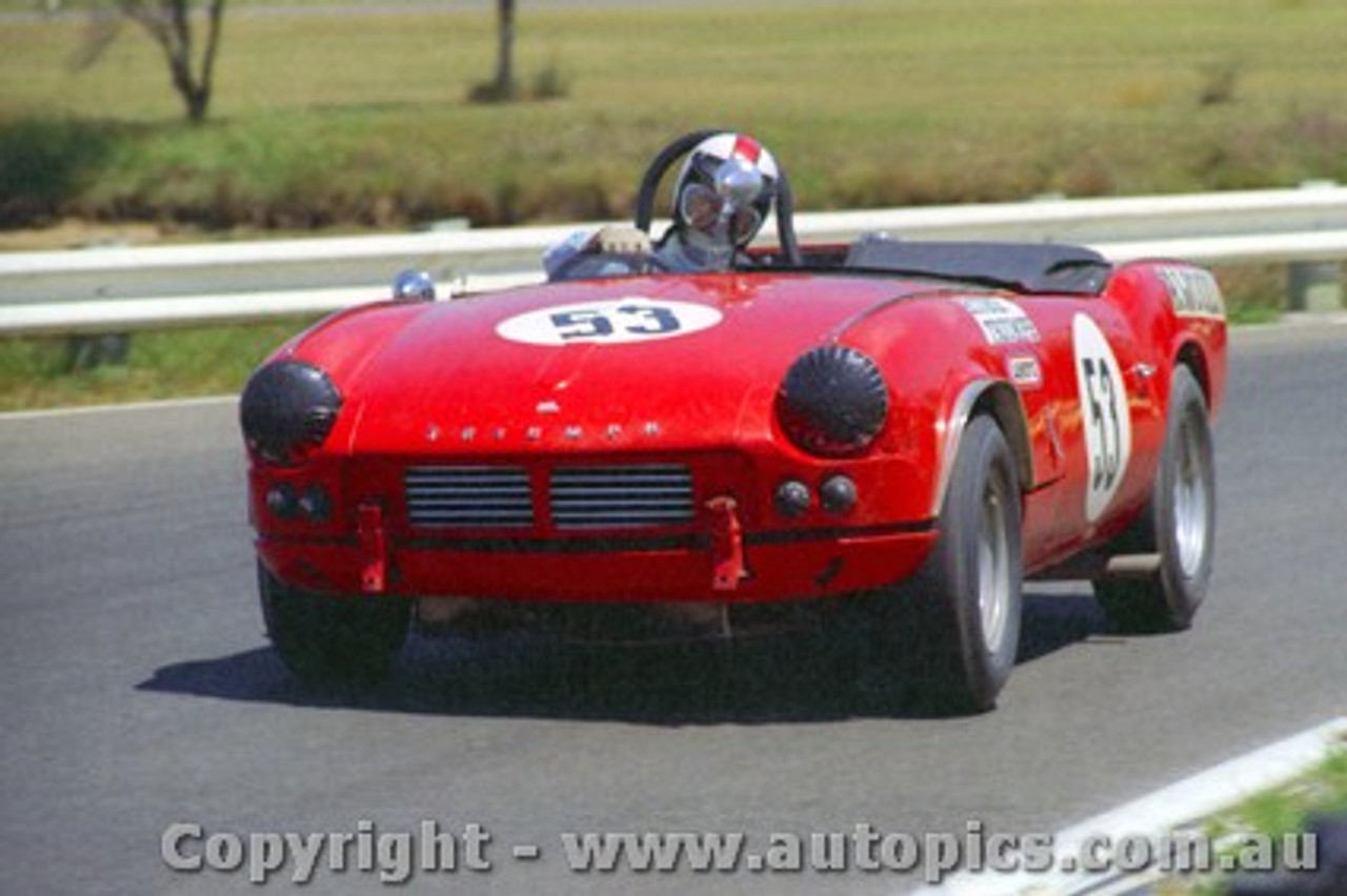 71462 -  Bob Woods Triumph Spitfire  -  Warwick Farm 17th October 1971