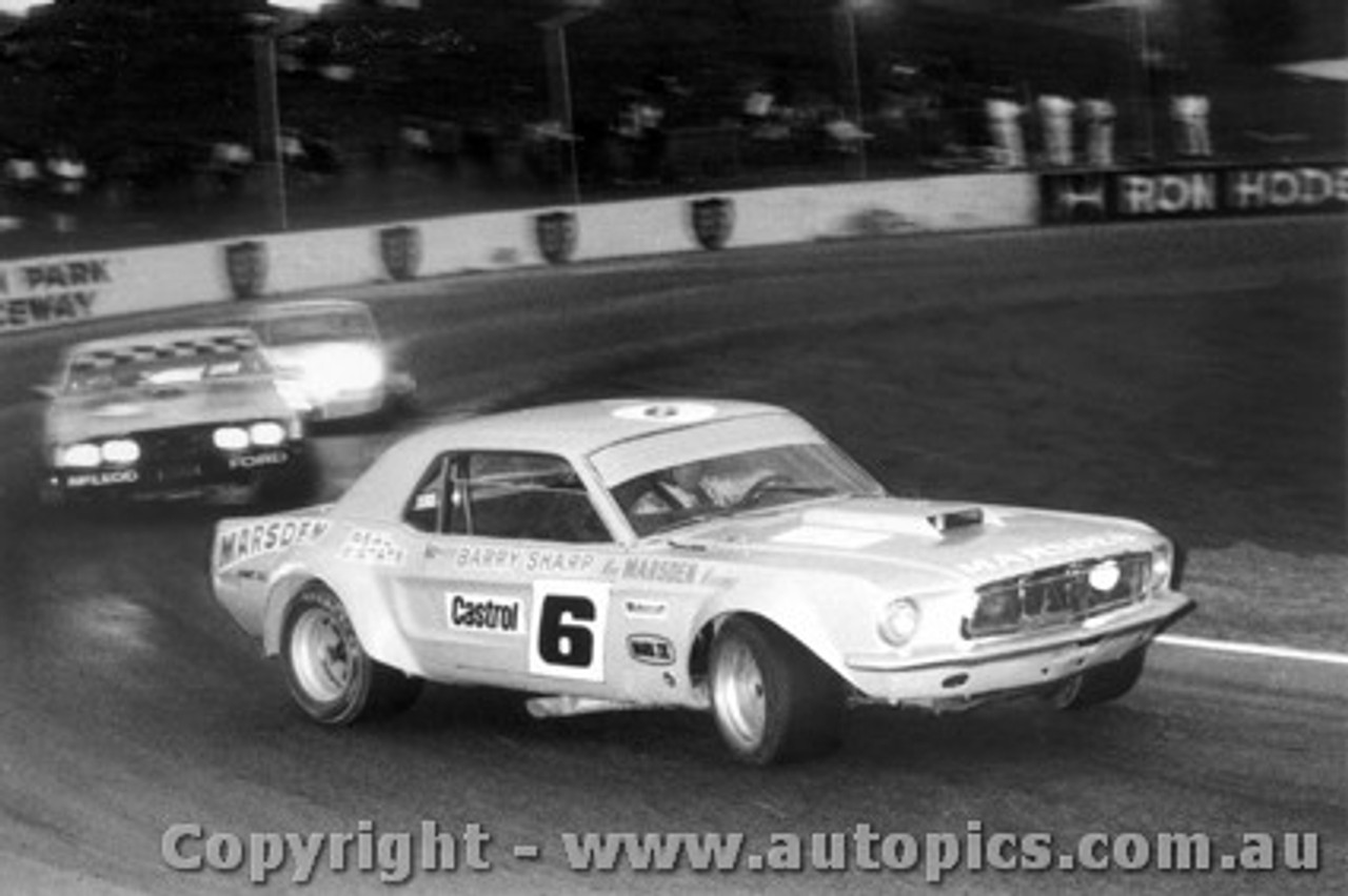 73113 - Barry Sharp Ford Mustang  - Oran Park 18th December  1973 - Photographer Lance  Ruting.