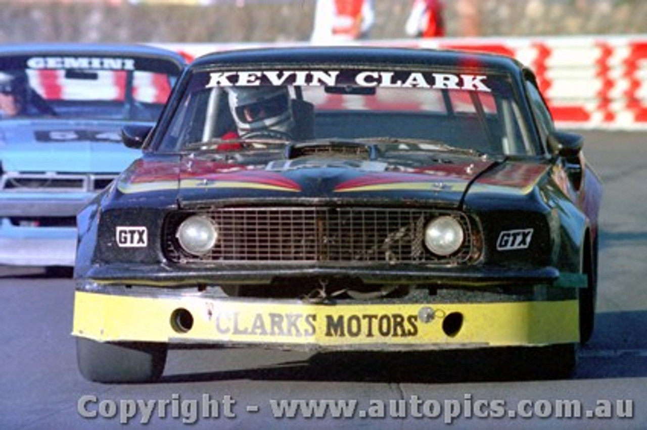 84037 - Kevin Clark Ford Mustang - Amaroo Park 8th July 1984 - Photographer Lance  Ruting.