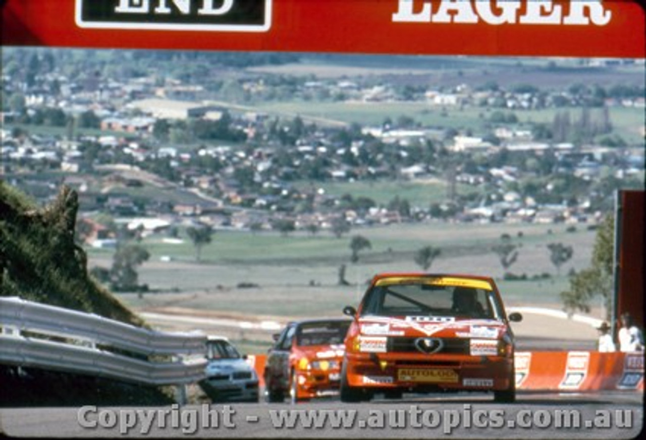 87773 - Giorgio Francia / Daniele Toppoli Alfa Romeo 33 - Bathurst 1987 - Photographer Lance Ruting