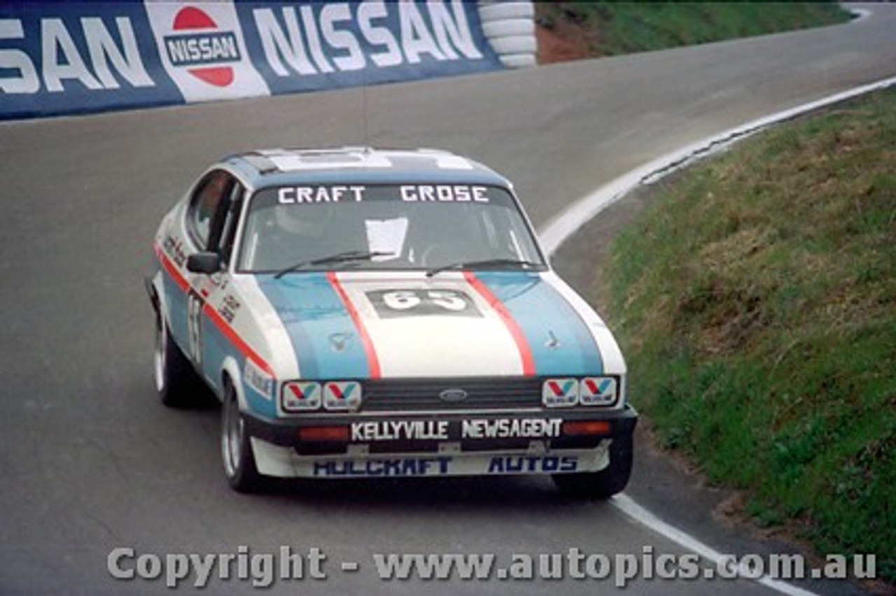 84776  -  J. Craft / L. Grose  Ford Capri - 21st Outright Bathurst 1984  - Photographer Lance J Ruting