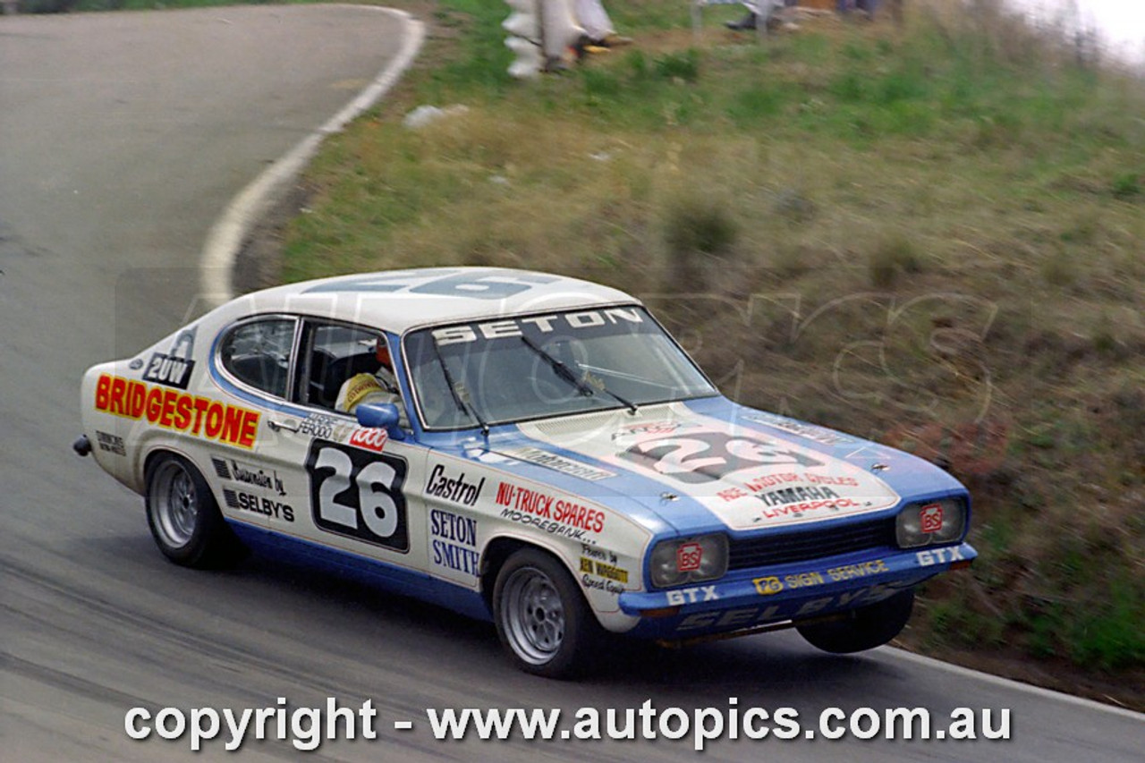 76792  -  Barry Seton & Don, Smith, Hardie Ferodo 1000,  Bathurst, 1976,  Ford Capri,  8th Outright & Class C  Winners -  Photographer - Lance J Ruting