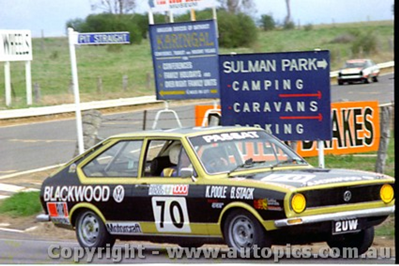 76811 - B. Stack / K. Poole VW Passat -  Bathurst 1976 - Photographer Lance J Ruting