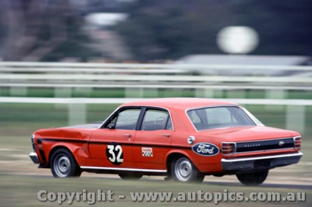 70253 - Allan Moffat Ford Falcon XY GTHO - Warwick Farm  1970 - Photographer Richard Austin