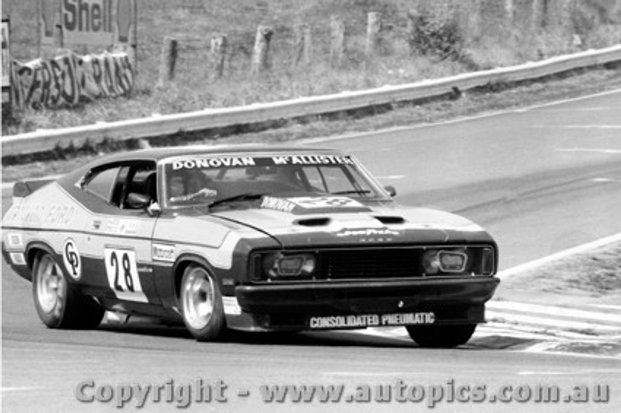 78778  -  R. Donovan / C. McAllister  - Ford Falcon XC -  Bathurst 1978 - Photographer Lance  Ruting