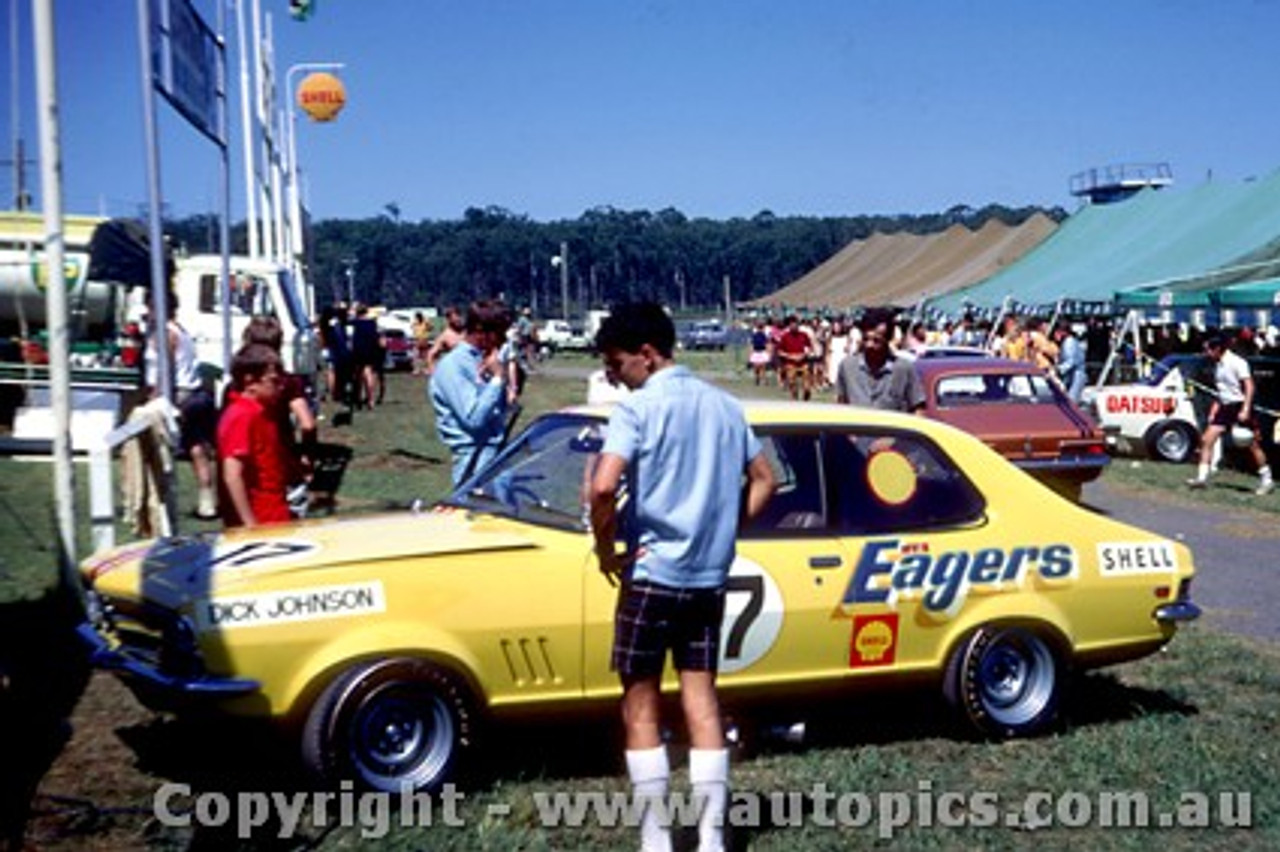 71201 - Dick Johnson - Holden Torana GTR -  Lakeside 1971  - Photographer John Heselwood