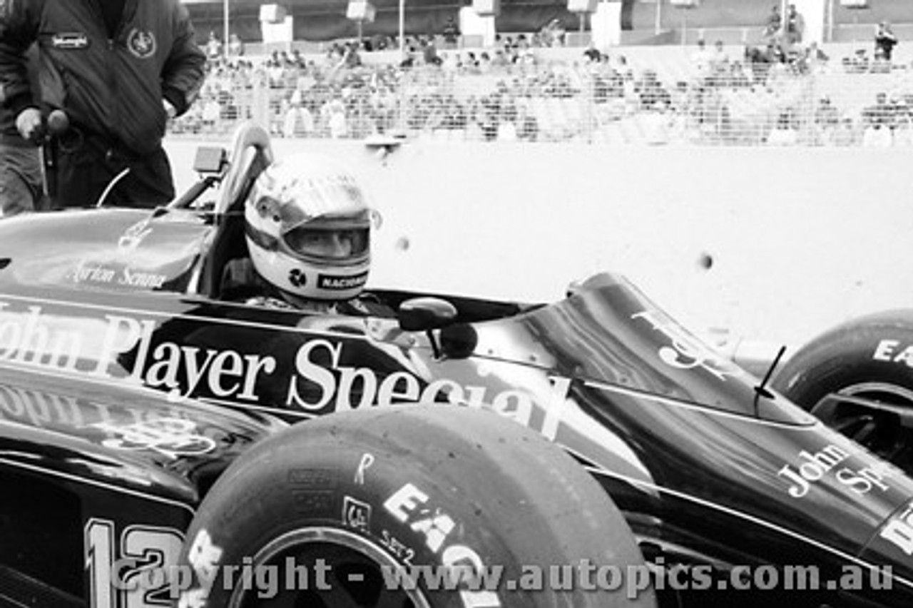 85505 - Ayton Senna Lotus 97T - AGP Adelaide 1985 - Photographer Darren House