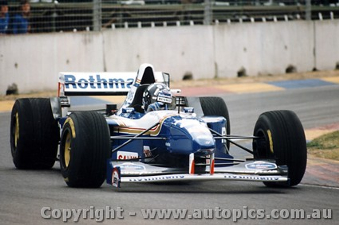 95502 - Damon Hilll - Williams - Australian Grand Prix - Adelaide 1995 - Photographer Darren House