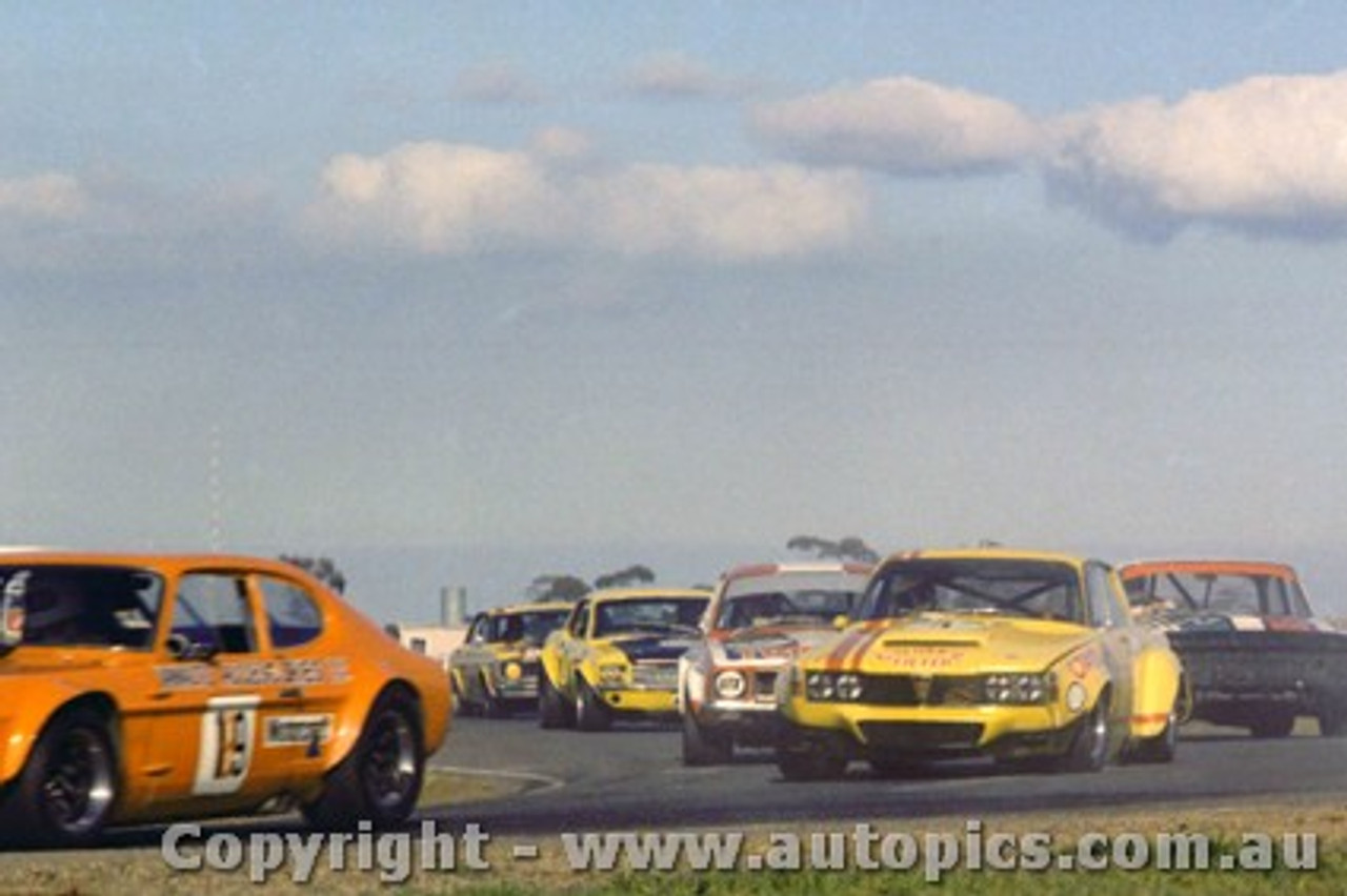 73133  -  D. Robertson Ford Capri  /  J. Smith Rover - Calder 12th August 1973 - Photographer  Peter D Abbs