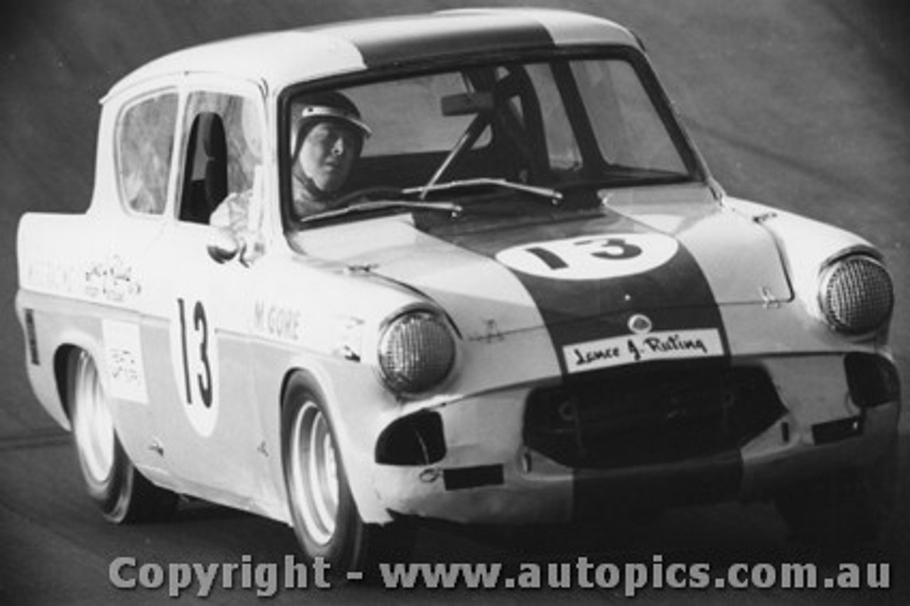 68192 - Mike Gore - Ford Anglia - Oran Park 19th May 1968 - Photographer Lance J Ruting