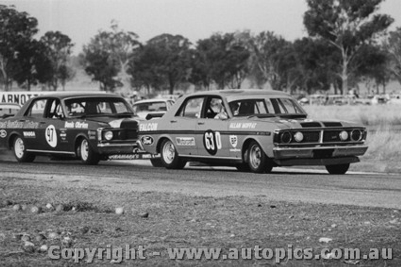 71224 - A Moffat - Ford Falcon GTHO - D O'Brien - 1971 - Winton - Photographer Peter D Abbs