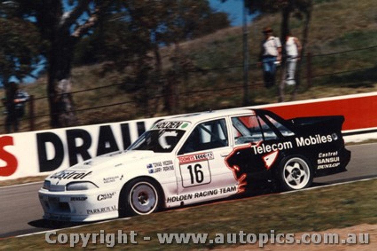 89825 - T. Mezera / L. Perkins - HRT Commodore VL -  Bathurst 1989