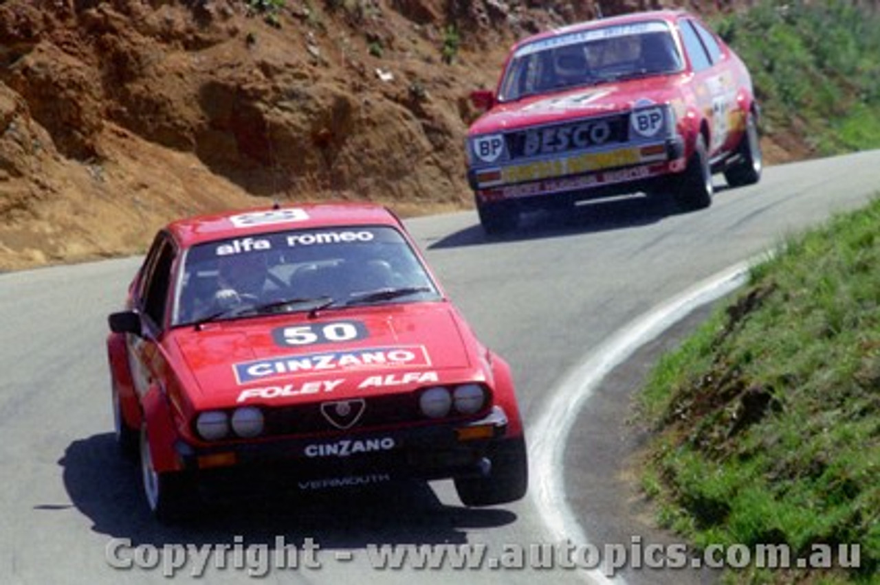 81817 - G. Leggatt / P. McDonnell -  Alfetta GTV  -  Bathurst  1981 - Photographer Lance J Ruting