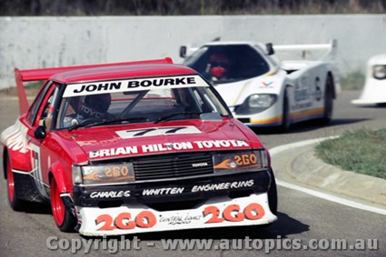 85415 - John Bourke Toyota Cellica - Oran Park 5th May 1985 - Photographer Lance J Ruting