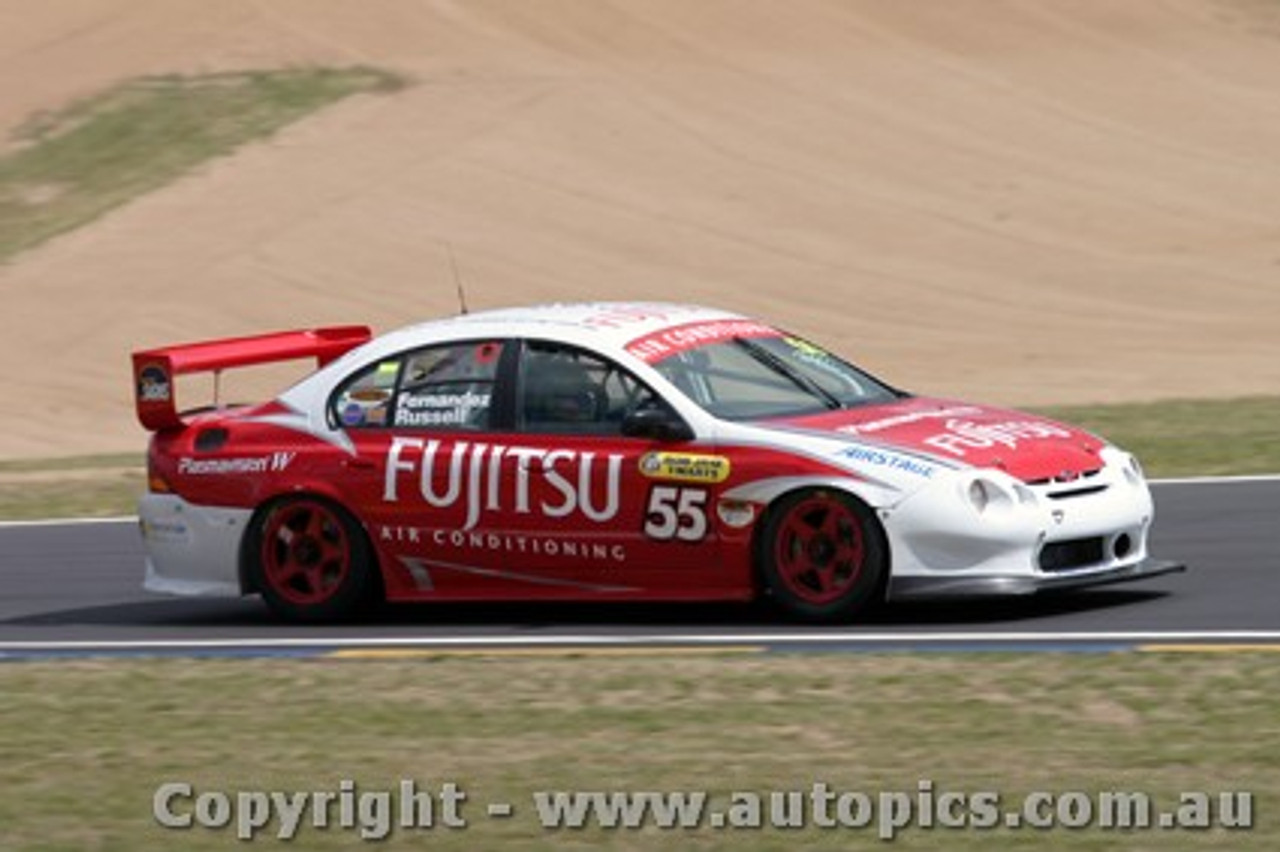 203729 - J. Fernandez / D. Russell - Ford Falcon AU - Bathurst  2003 - Photographer Jeremy Braithwaite