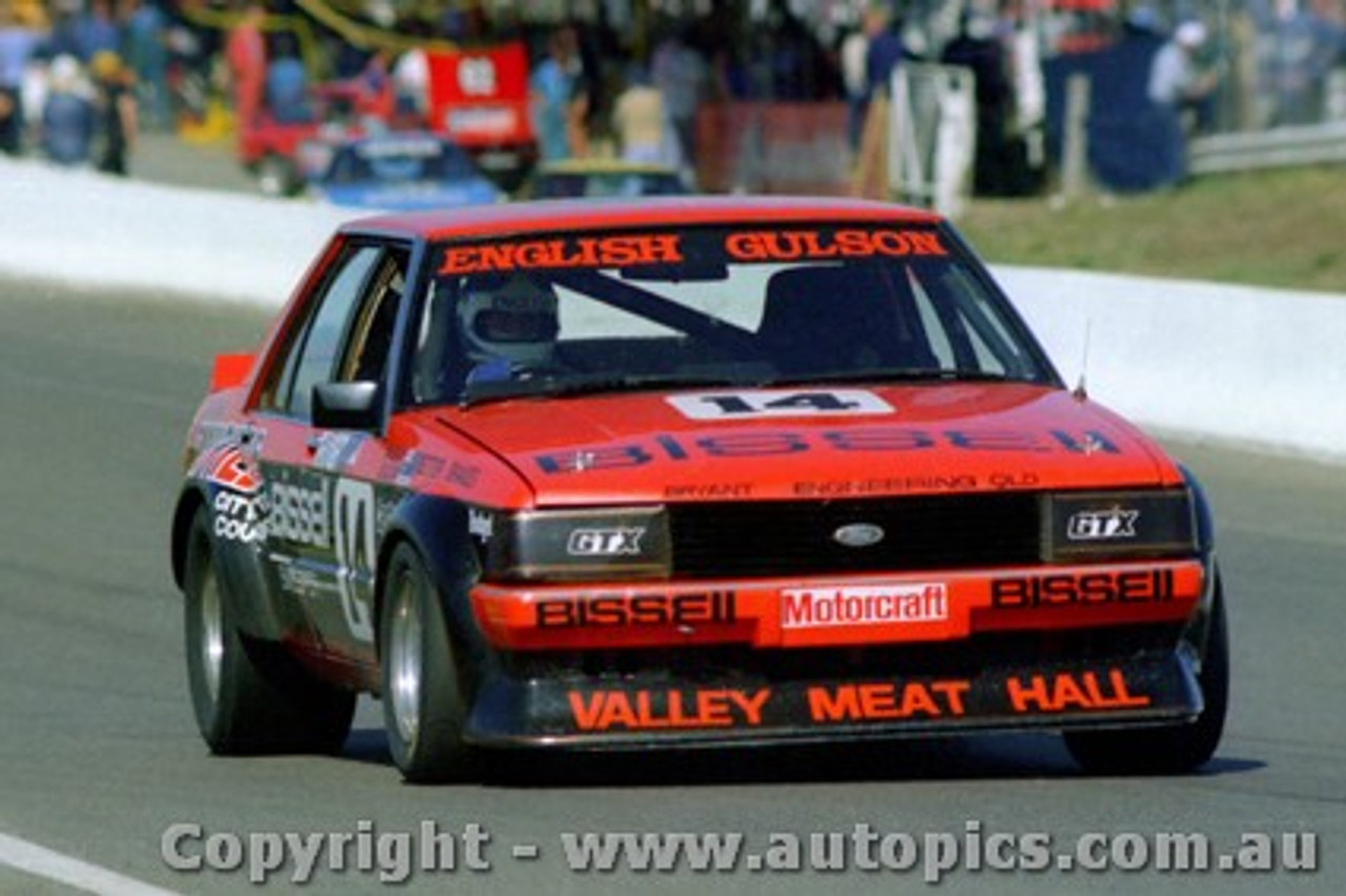 82808 - J. English / P. Gulson  - Ford Falcon XD- Bathurst 1982 - Photographer Lance J Ruting