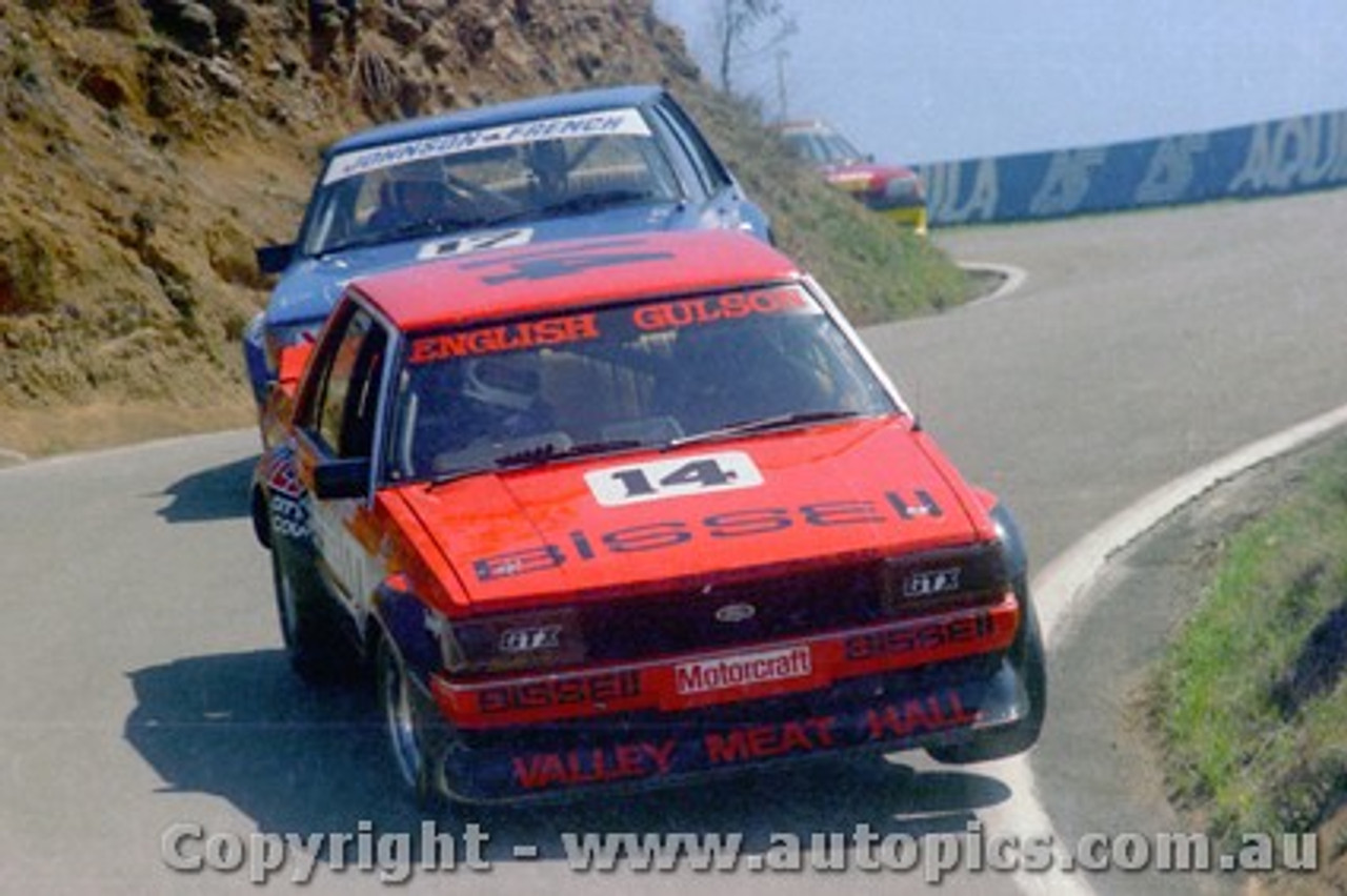 82809 - J. English / P. Gulson  - Ford Falcon XD - Bathurst 1982 - Photographer Lance J Ruting