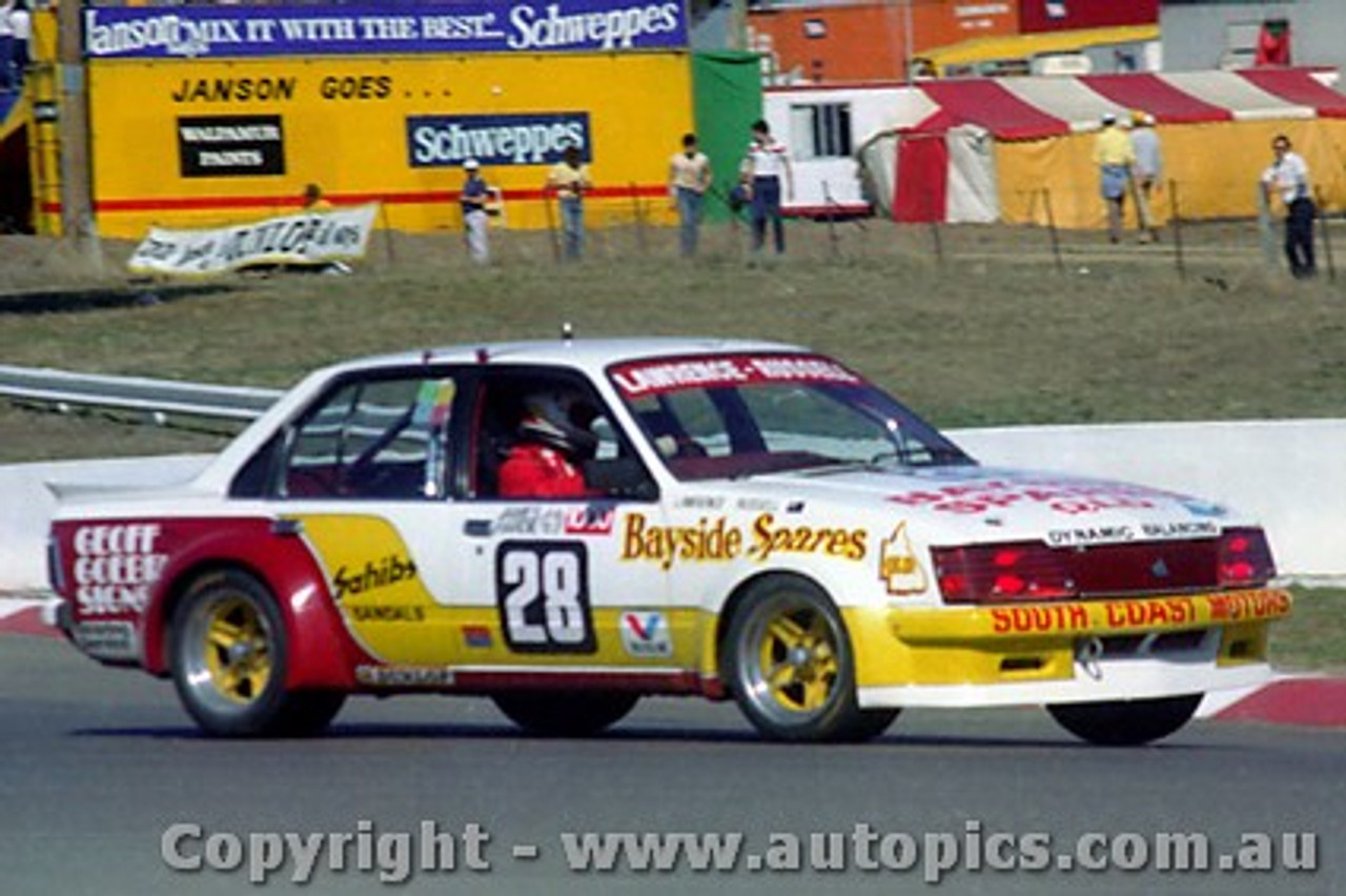 82812 - B. Lawrence / G. Russell - Holden Commodore VH - Bathurst 1982 - Photographer Lance J Ruting