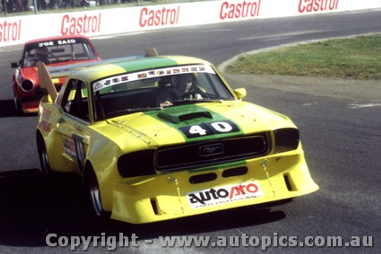 84053 - Joe McGinnes Ford Mustang  Oran Park 1984 - Photographer Lance J Ruting