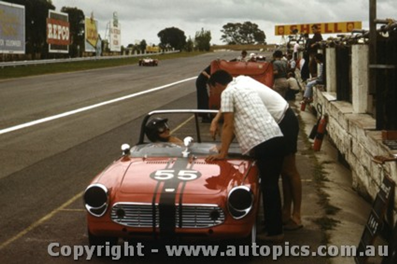 66463  - Noel Riley Honda S600 - Sandown  1966 - Photographer Peter D Abbs