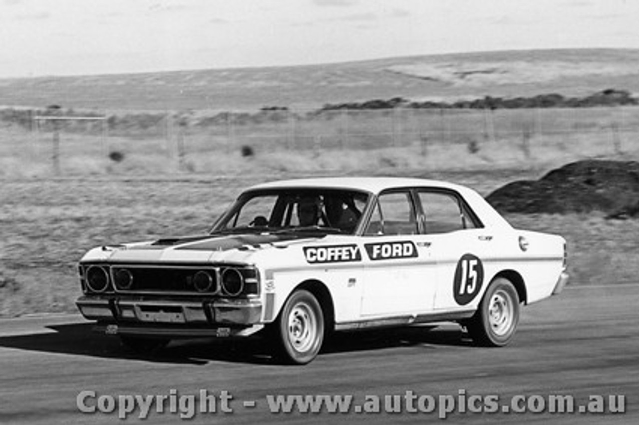 71236 - A. Woolford Ford Falcon  GTHO - Phillip Island 1971 - Photographer Peter D Abbs