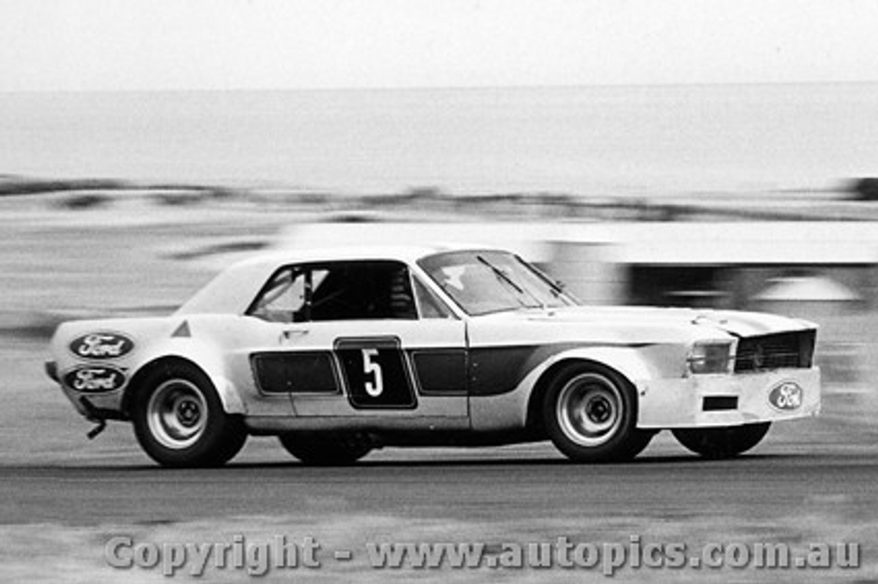 74114 - Bob Gill Ford Mustang Phillip Island 1974  - Photographer Peter D Abbs