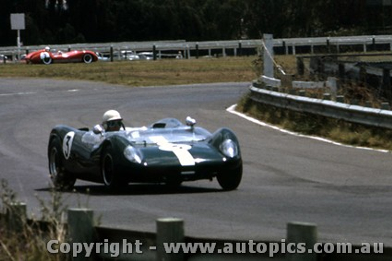 65462 - K. Higgins Lotus 23  -  Warwick Farm May 1965  - Photographer Adrian Schagen