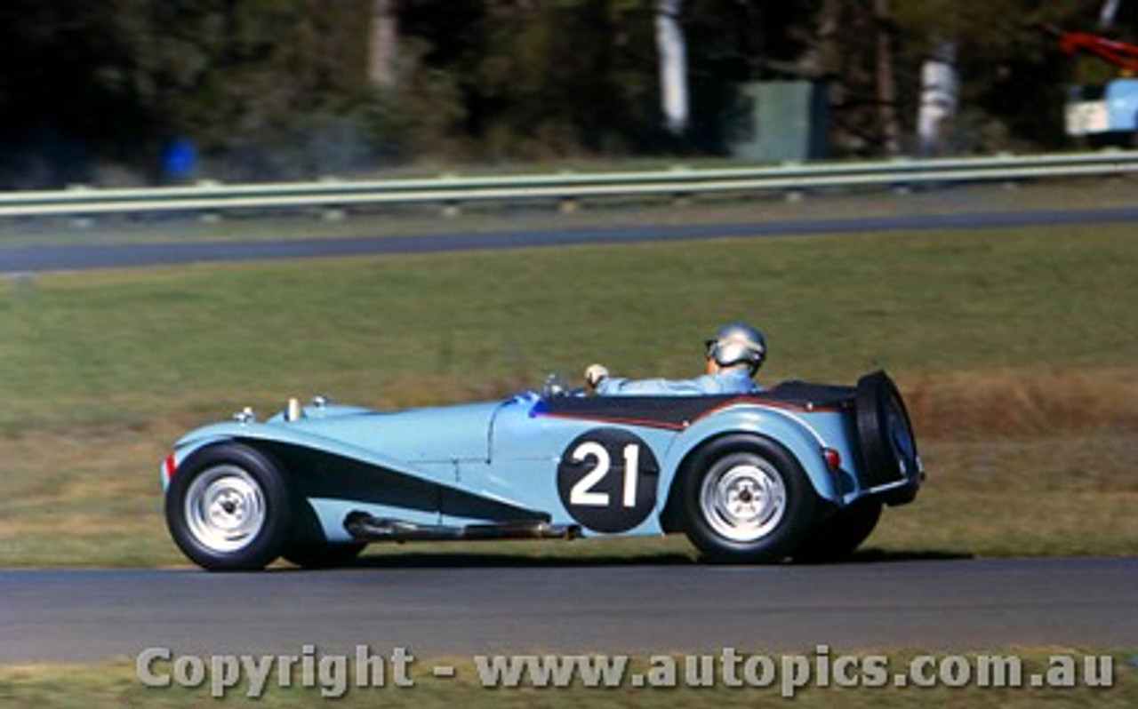 65464 - Kevin Bartlett  Lotus Super 7  -  Warwick Farm May 1965  - Photographer Adrian Schagen