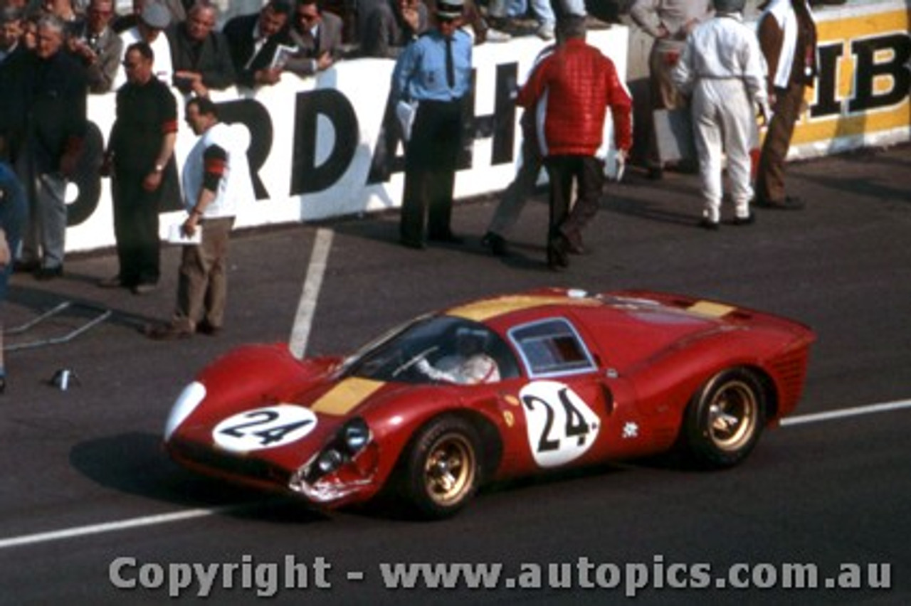 67301 - W. Mairese / J. Blatan - Ferrari 330 P4 - Le Mans 24 Hour 1967 - Photographer Adrien Schagen