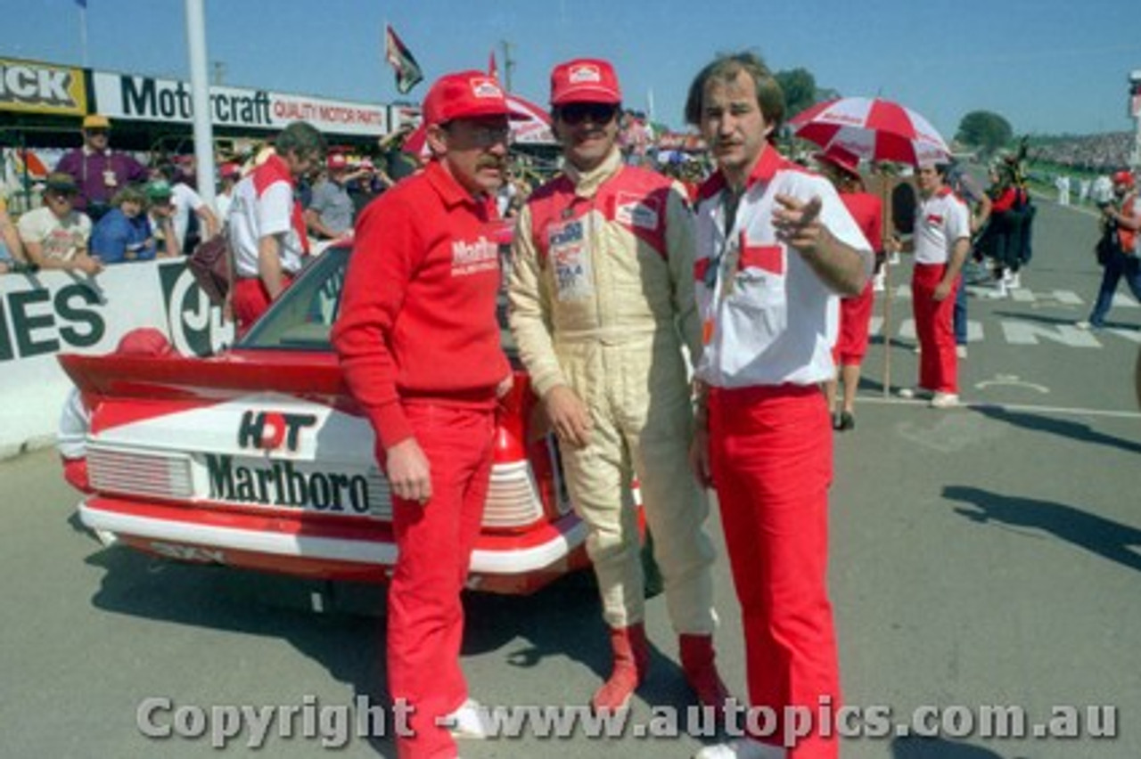 83773 - Peter Brock / Larry Perkins / Grant Steers  Commodore VH  -  Bathurst 1983 - Photographer Lance J Ruting