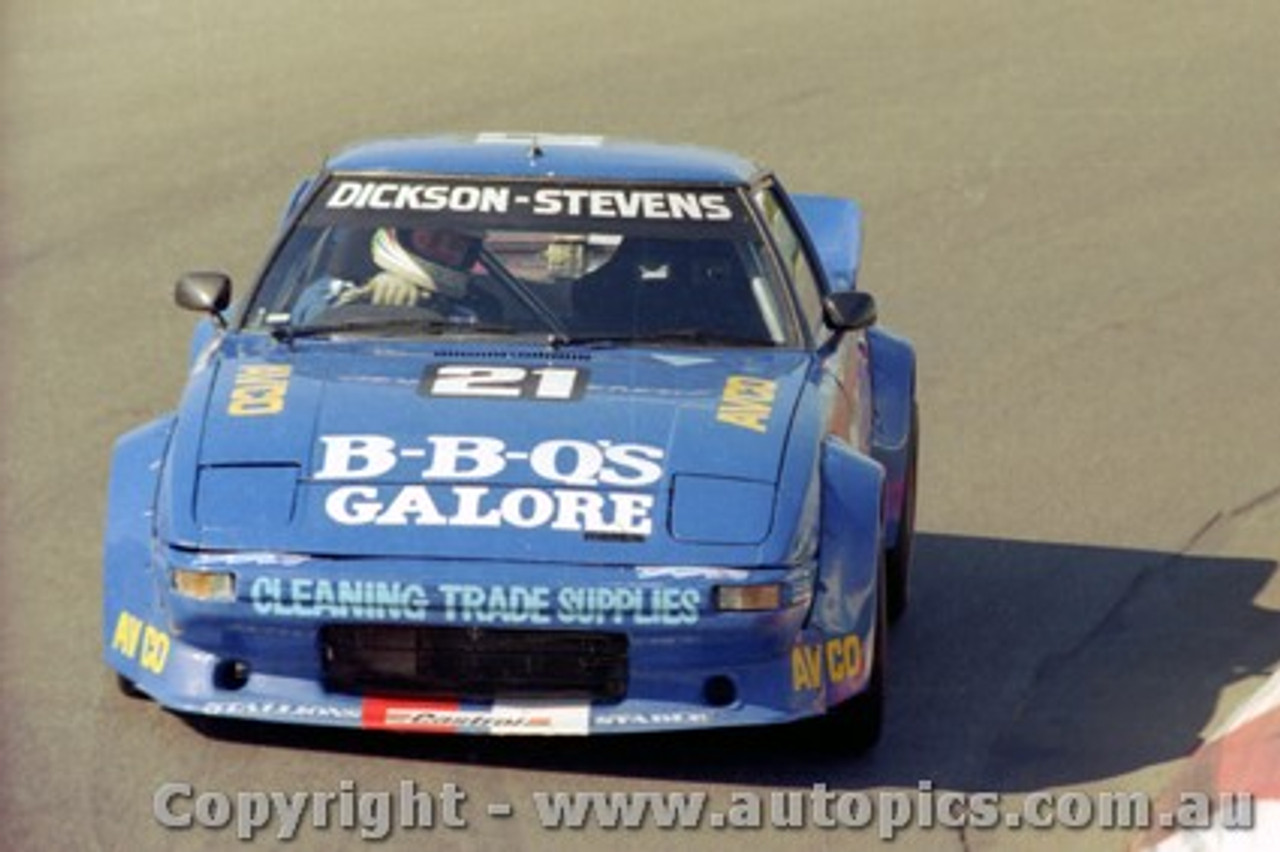 83804 - Ron Dickson / Bob Stevens  Mazda RX7 -  Bathurst 1983 - Photographer Lance J Ruting