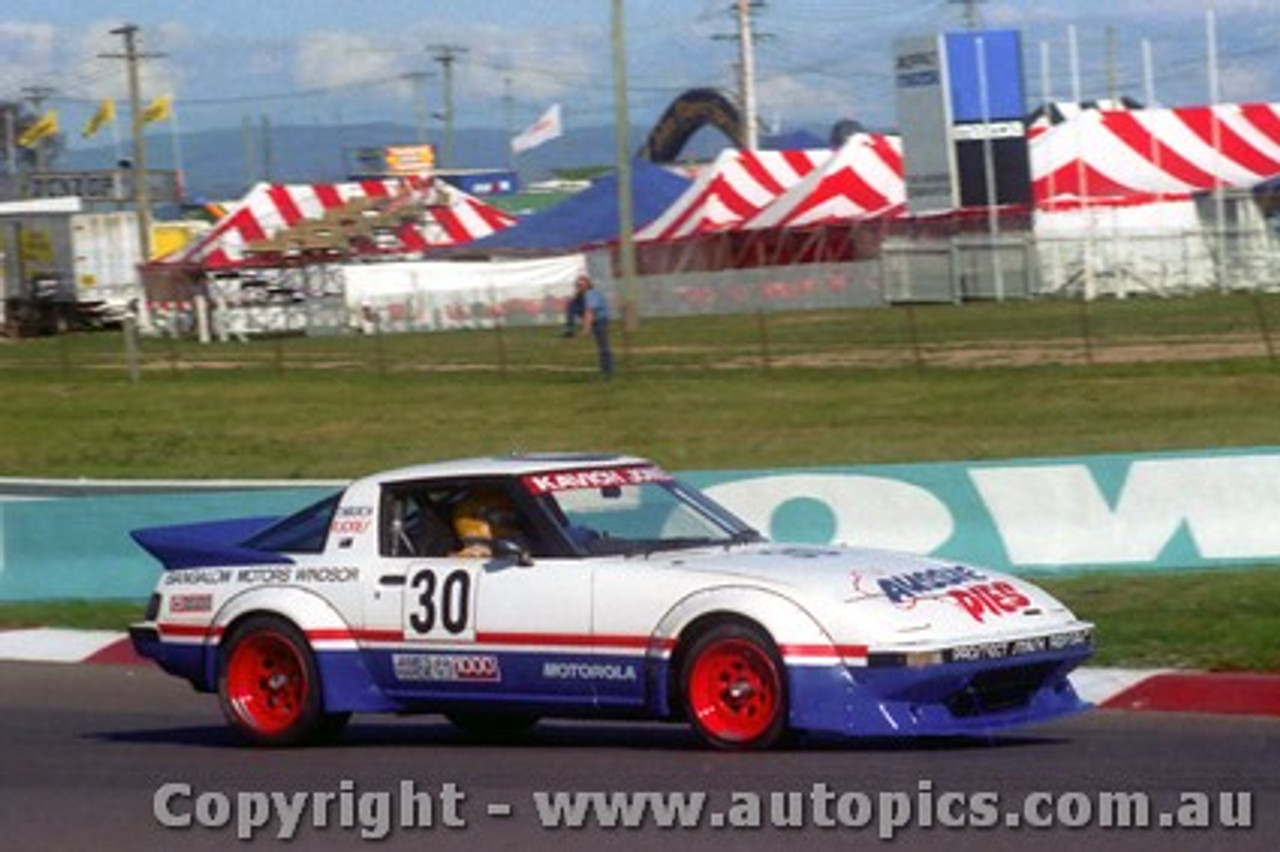 83817 - Tony Kavich / Paul Jones  Mazda RX7 -  Bathurst 1983 - Photographer Lance J Ruting