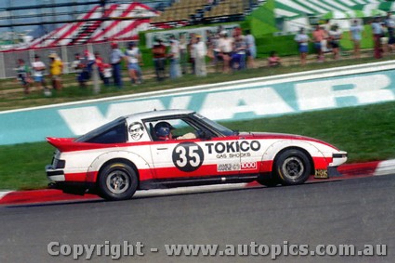 83824 - Philip Alexander / Ron Gillard Mazda RX7 -  Bathurst 1983 - Photographer Lance J Ruting