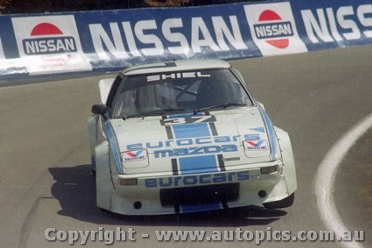 83825 -Terry Shiel / Wally Storey Mazda RX7 -  Bathurst 1983 - Photographer Lance J Ruting