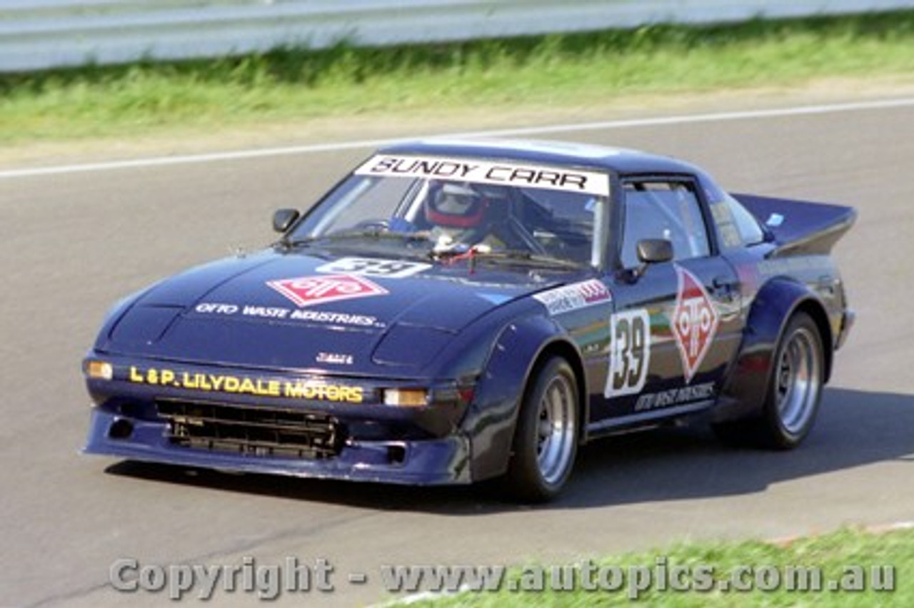 83830 - John Bundy / Norman Carr Mazda RX7 -  Bathurst 1983 - Photographer Lance J Ruting
